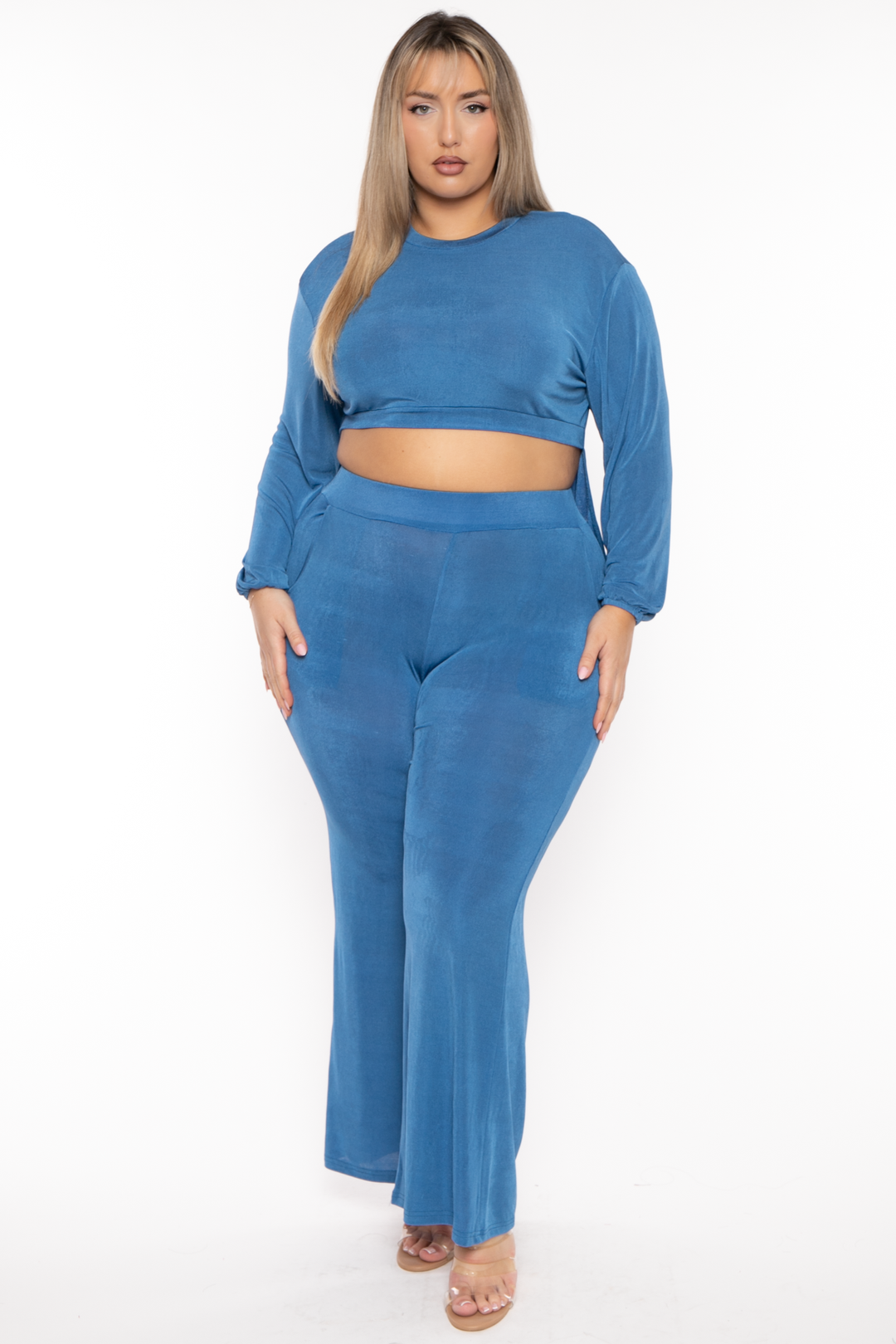 THE SANG COMPANY Matching Sets Plus Size Dorian 2pc  Matching Set - Blue